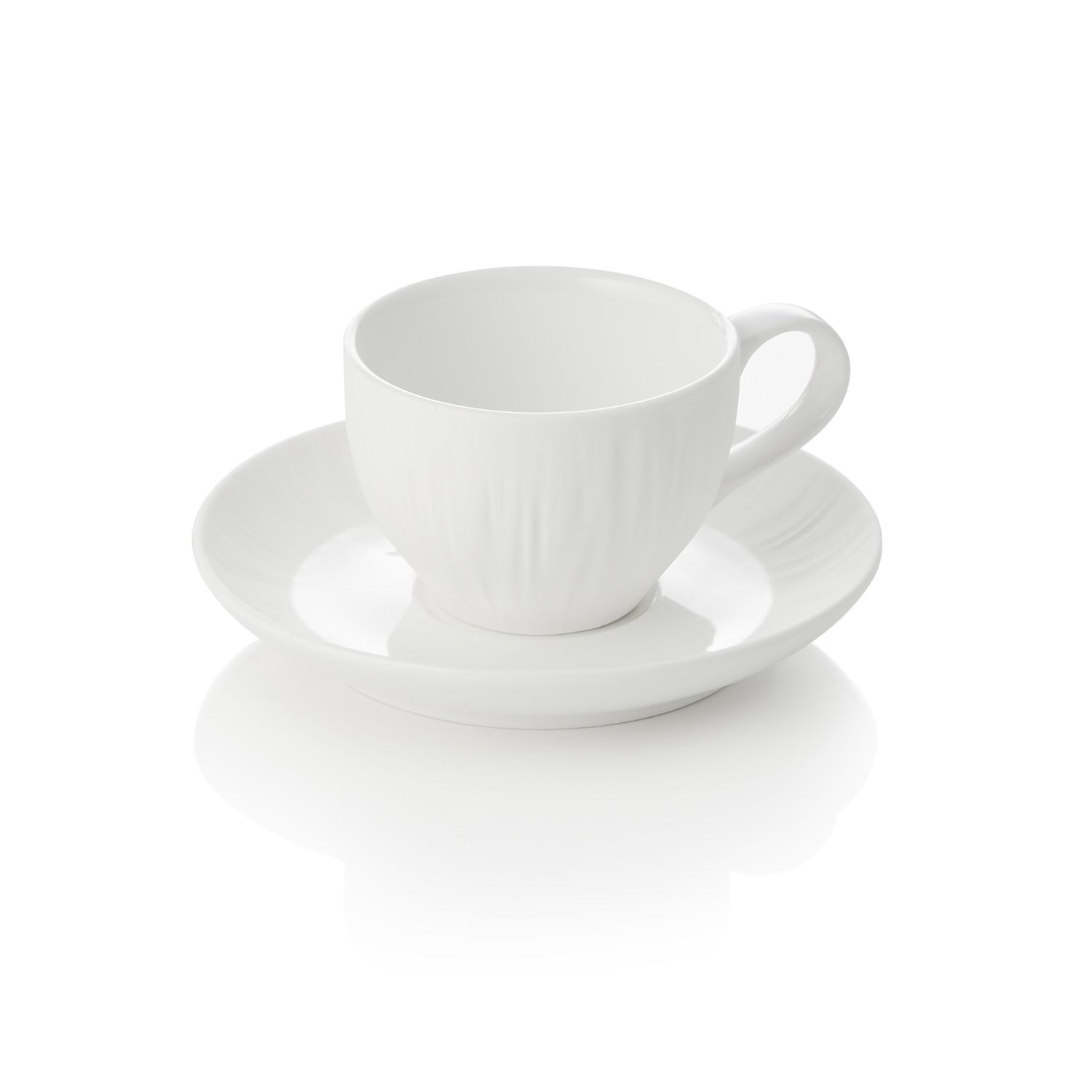 Tazza da Espresso con Piattino 80 ml Shiro - Tirolix