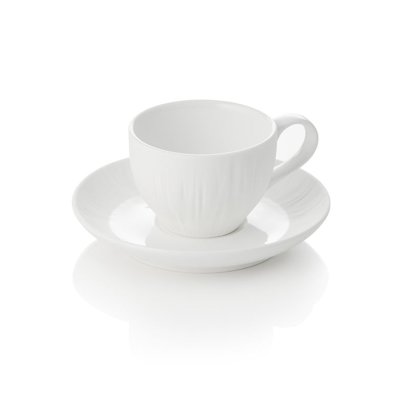 Tazza da Espresso con Piattino 80 ml Shiro - Tirolix
