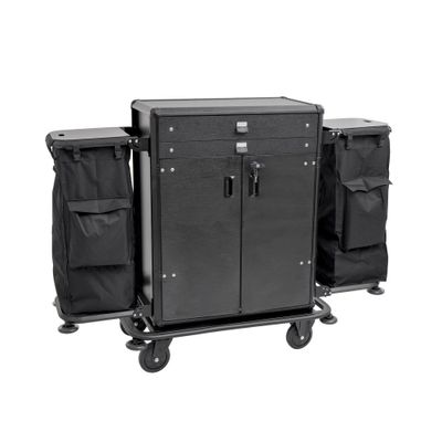 Carrello per Pulizia Camere 80 x 50 x 130 cm - Tirolix
