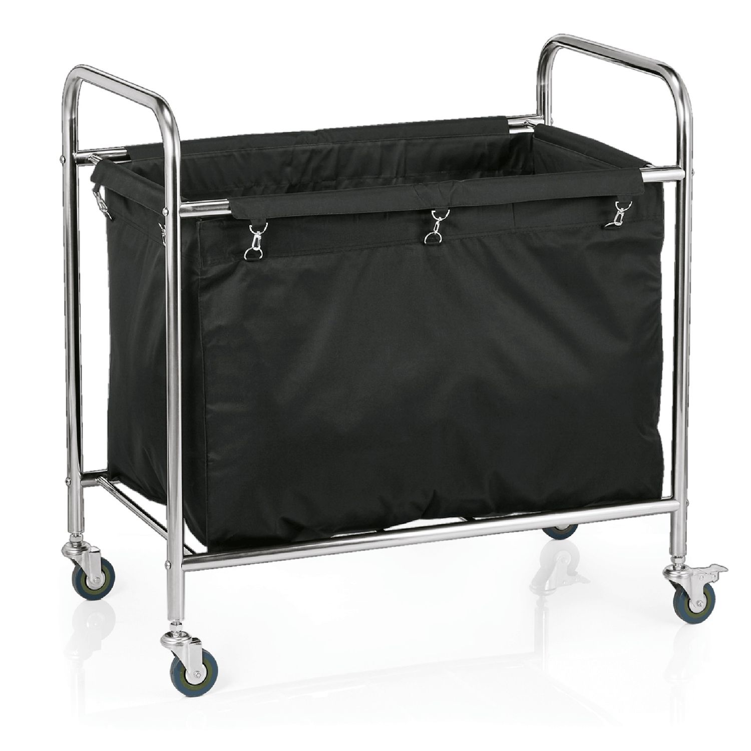 Borsa Portabiancheria 80 x 50 cm Nero - Tirolix