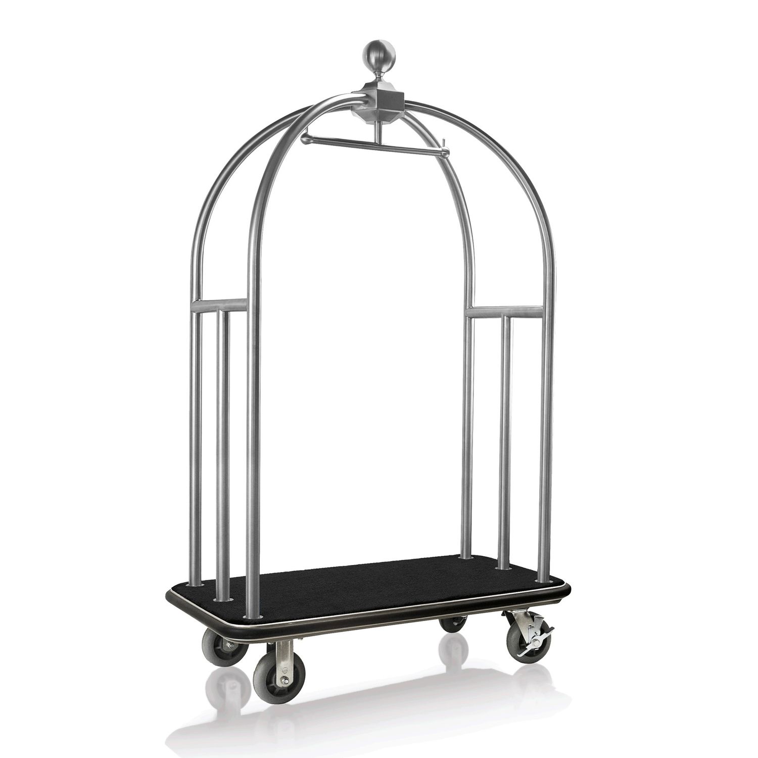 Carrello Portabagagli 112 x 60 x 185 cm Nero/Argento Unity - Tirolix