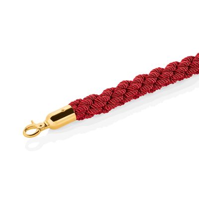 Corda Attorcigliata 150 cm Oro/Rosso - Tirolix