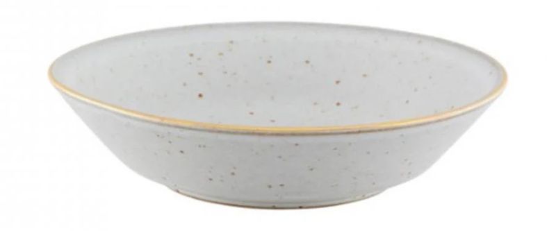 Piatto Pasta 25 Cm Gold Stone White - Vista Alegre