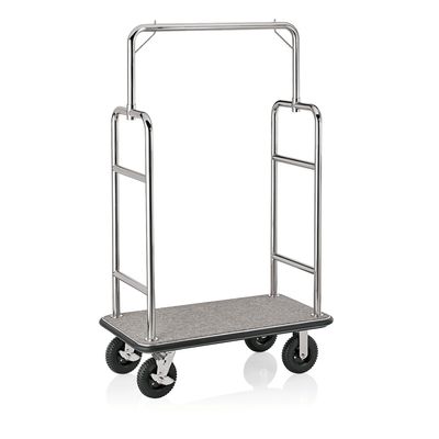 Carrello Portabagagli 112 x 60 x 185 cm Argento Transit - Tirolix