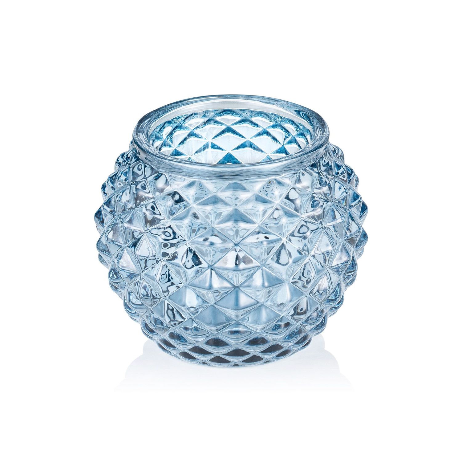 Portacandela 7,5 x 6 cm Blu Ball - Tirolix