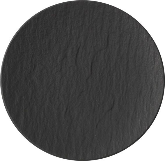 Piatto piano coupe 16 cm - The Rock Black Shale - Villeroy &amp; Boch