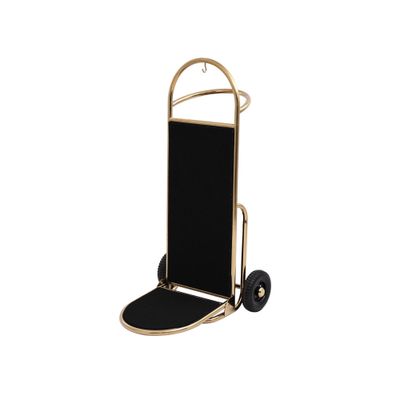 Carrello Portabagagli 61 x 70 x 120 cm Nero/Oro Sprint - Tirolix