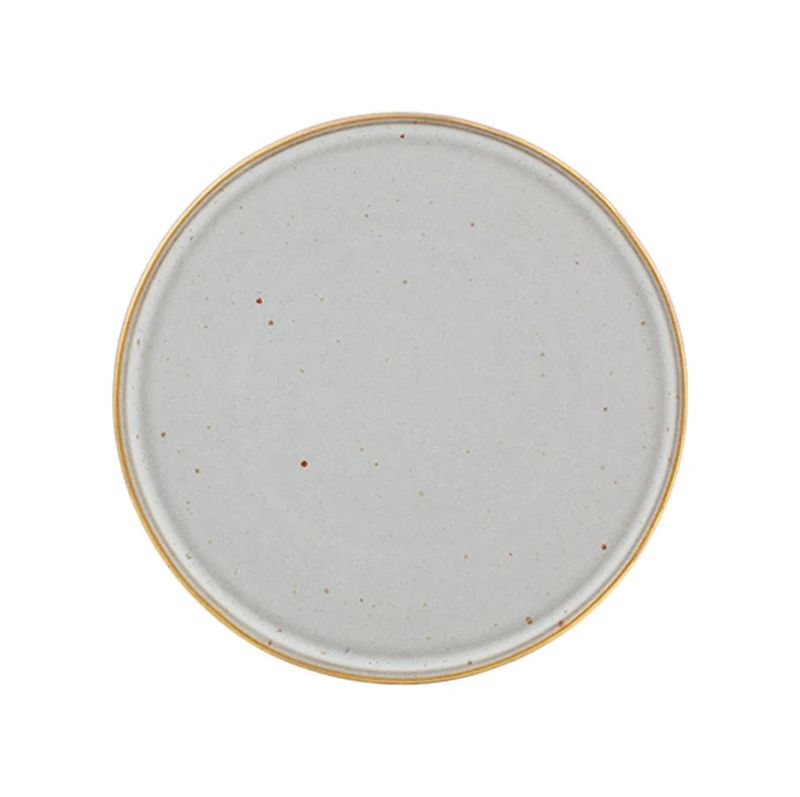 Piatto Piano 22 Cm Gold Stone White - Vista Alegre