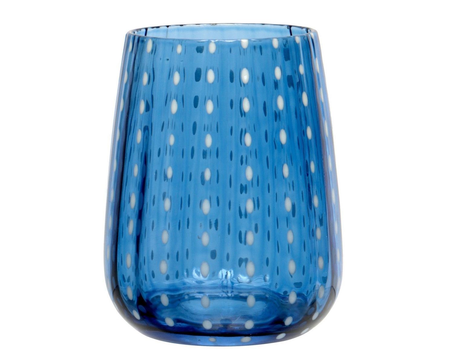 Bicchiere Blu 36 cl Perlage - Vetreria Artistica