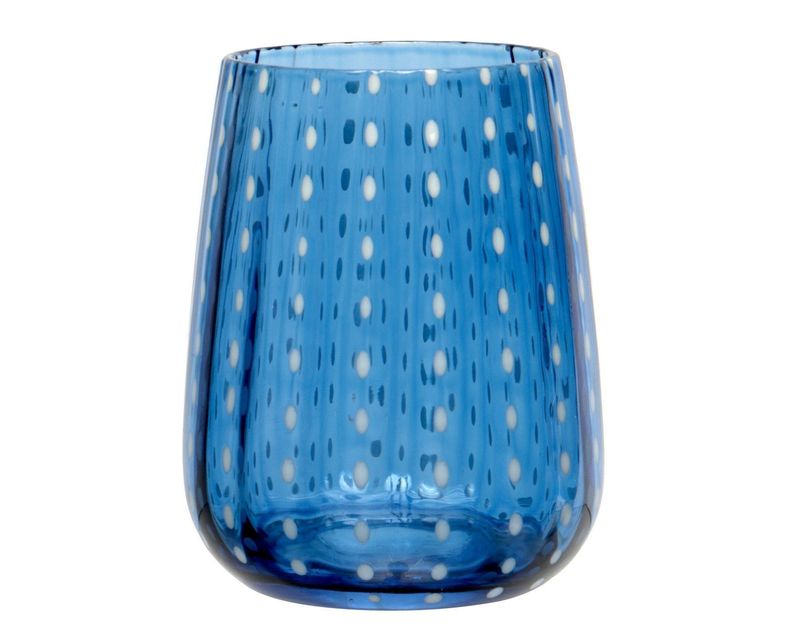 Bicchiere Blu 36 cl Perlage - Vetreria Artistica