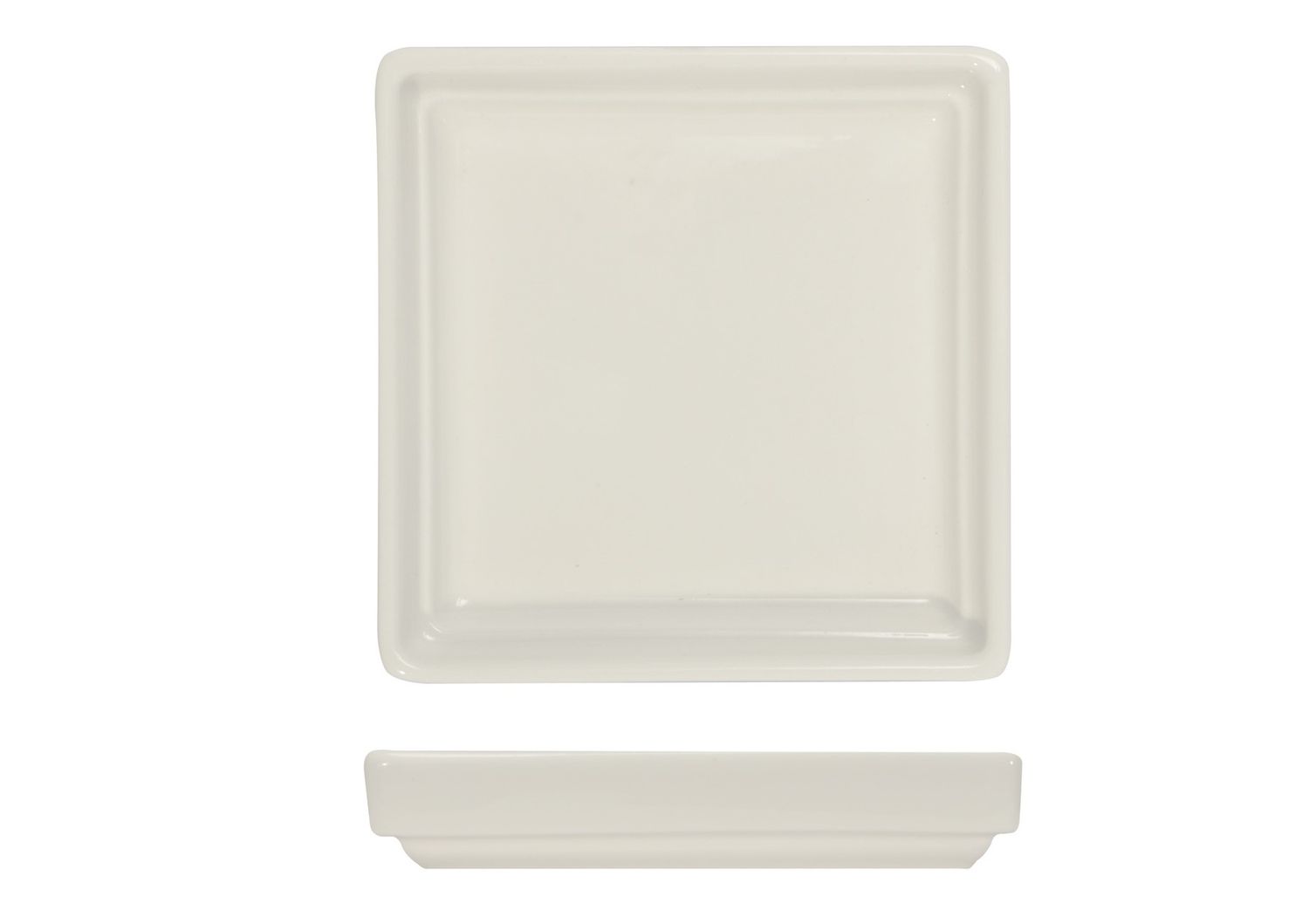 Piattino Quadrato 10 x 10 cm B&amp;B Breakfast &amp; Brunch - Lioness