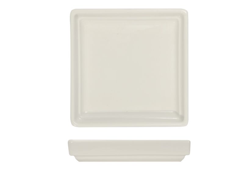 Piattino Quadrato 10 x 10 cm B&amp;B Breakfast &amp; Brunch - Lioness