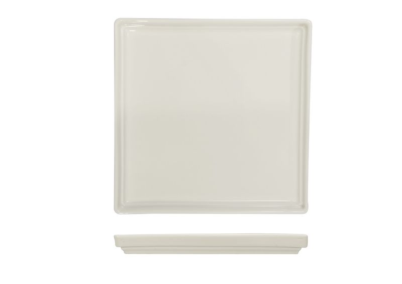 Piatto Quadrato 21,5 x 21,5 cm B&amp;B Breakfast &amp; Brunch - Lioness