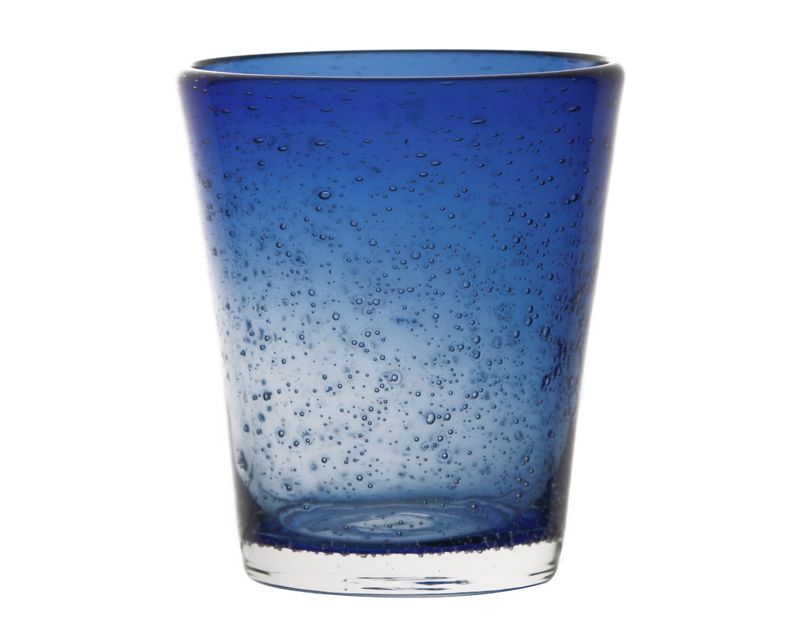 Bicchiere Blu 31,5 cl Bubbles - Vetreria Artistica