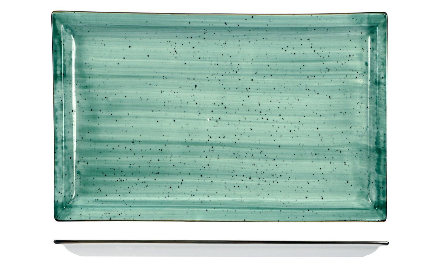 Piatto Rettangolare 31 x 22 cm Justcolor Green - Lioness