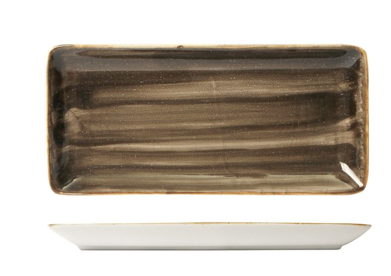 Vassoio Rettangolare 21 x 8 cm Java Woodland Brown - Sango Hospitality