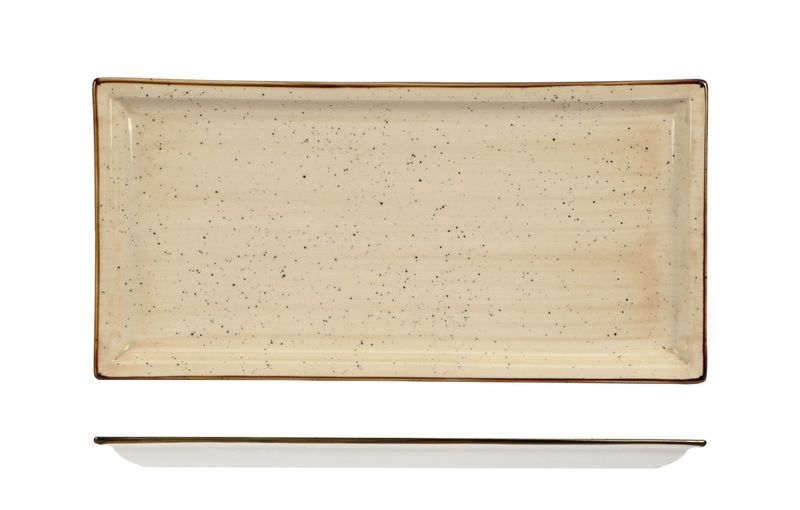 Piatto Rettangolare 36 x 18 cm Justcolor Cream - Lioness
