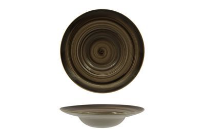 Pasta Bowl 25 cm Java Woodland Brown - Sango Hospitality