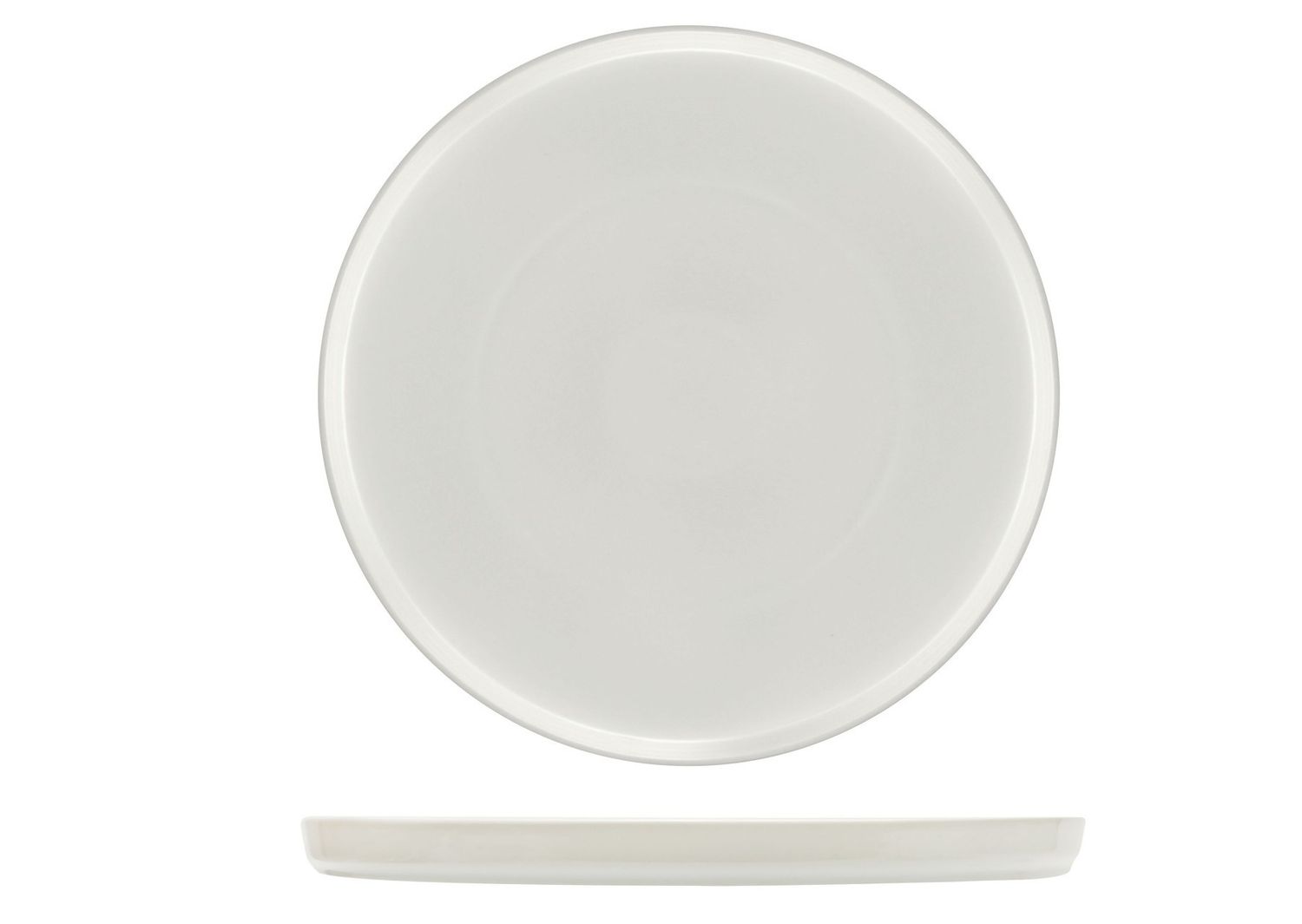 Piatto Tondo Nordic 22,8 cm Justwhite - Lioness