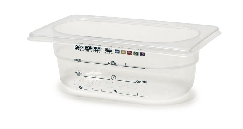 Bacinella Graduata GN 1/6 17,6 x 10,8 x 6,5 cm - Mori 2A