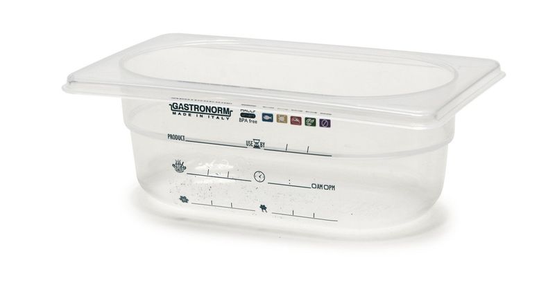 Bacinella Graduata GN 1/6 17,6 x 10,8 x 6,5 cm - Mori 2A