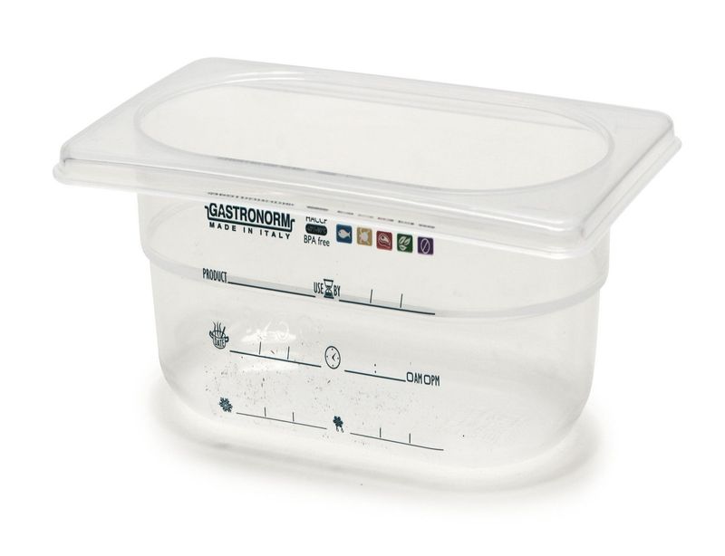 Bacinella Graduata GN 1/6 17,6 x 10,8 x 10 cm - Mori 2A