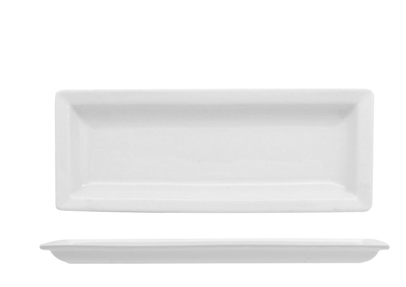 Piatto Rettangolare 22,5 x 9 cm Justwhite - Lioness