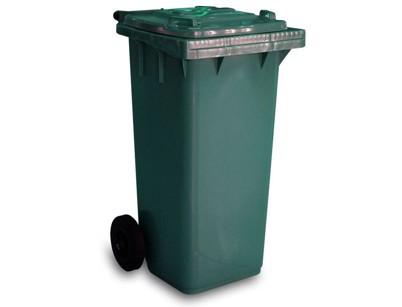 Bidone Raccolta Differenziata 240 l Verde - Mobil Plastic