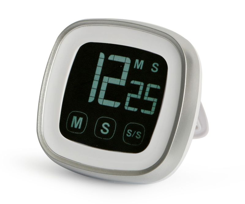 Timer Digitale Bianco Grigio - Ghidini