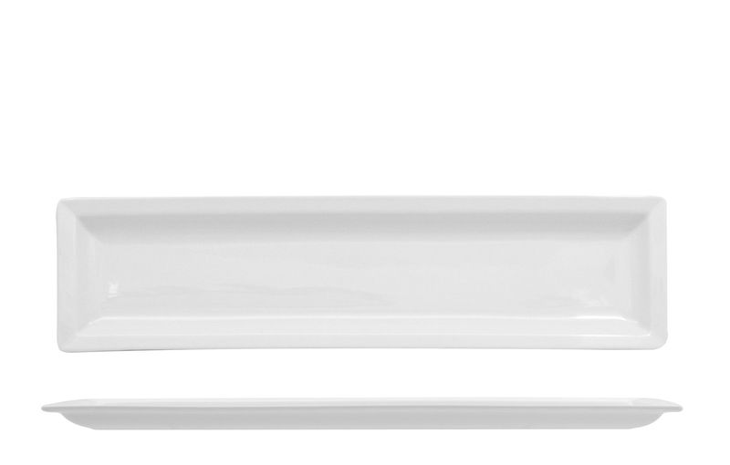 Piatto Rettangolare 36 x 9,2 cm Justwhite - Lioness