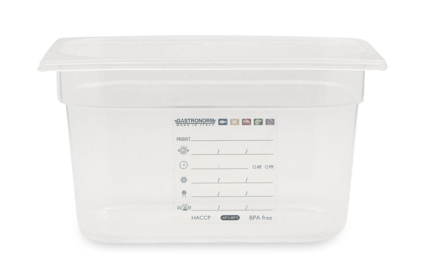Bacinella Graduata GN 1/4 26,5 x 16,2 x 15 cm - Mori 2A