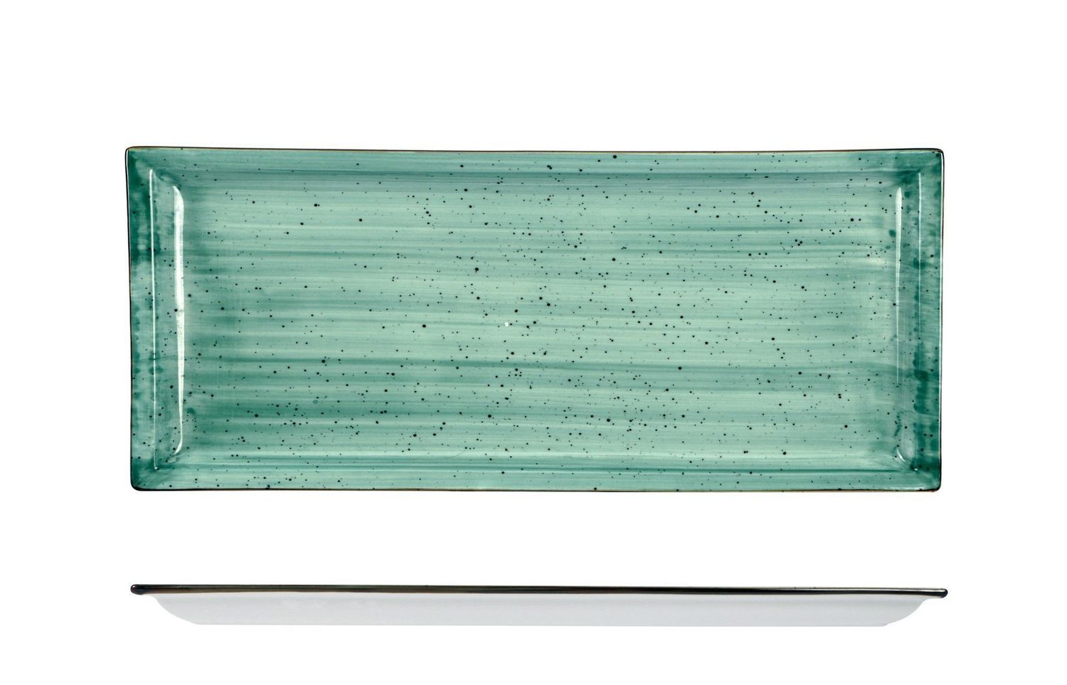 Piatto Rettangolare 31 x 14 cm Justcolor Green - Lioness