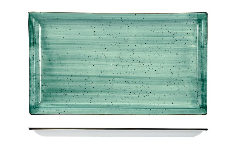 Piatto Rettangolare 31 x 18 cm Justcolor Green - Lioness