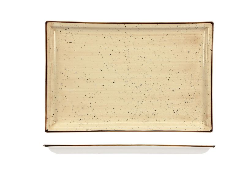 Piatto Rettangolare 31 x 22 cm Justcolor Cream - Lioness