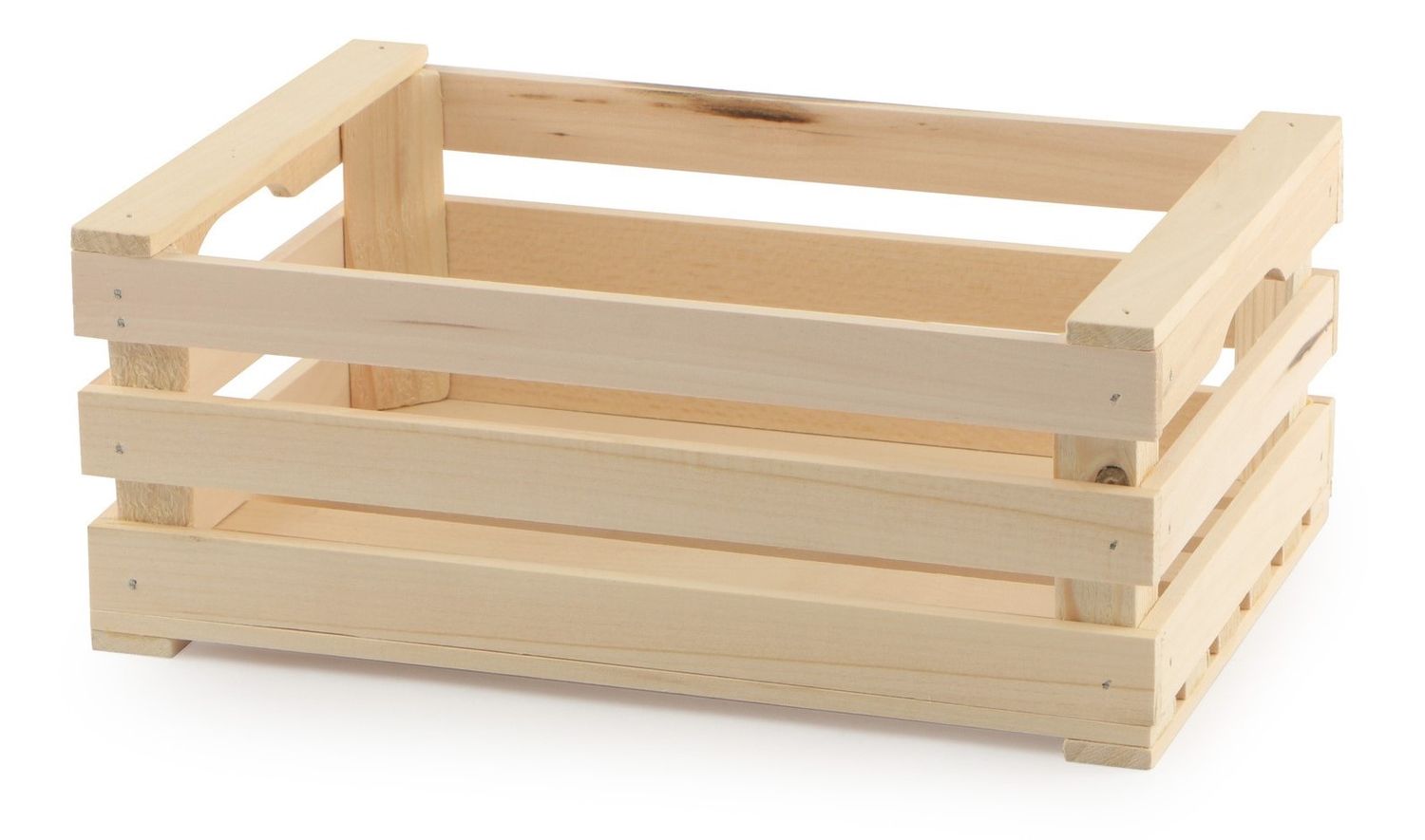 Cassetta/Cestino in Legno 25 x 18 x 10 cm - Bisetti