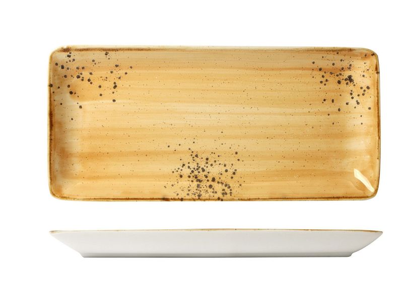 Vassoio Rettangolare 25 x 10 cm Java Sunrise Yellow - Sango Hospitality