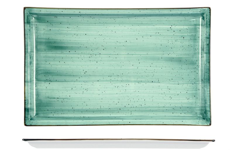 Piatto Rettangolare 36,5 x 23 cm Justcolor Green - Lioness
