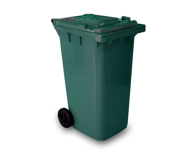 Bidone Raccolta Differenziata 120 l Verde - Mobil Plastic