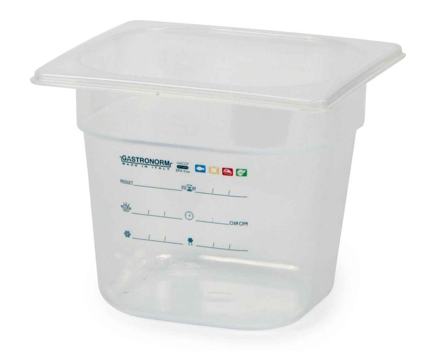 Bacinella Graduata GN 1/6 17,6 x 16,2 x 15 cm - Mori 2A