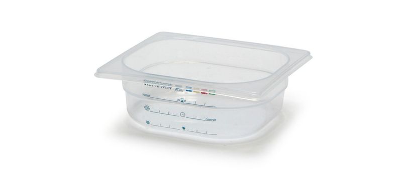 Bacinella Graduata GN 1/6 17,6 x 16,2 x 6,5 cm - Mori 2A