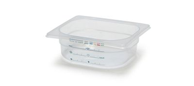 Bacinella Graduata GN 1/6 17,6 x 16,2 x 6,5 cm - Mori 2A