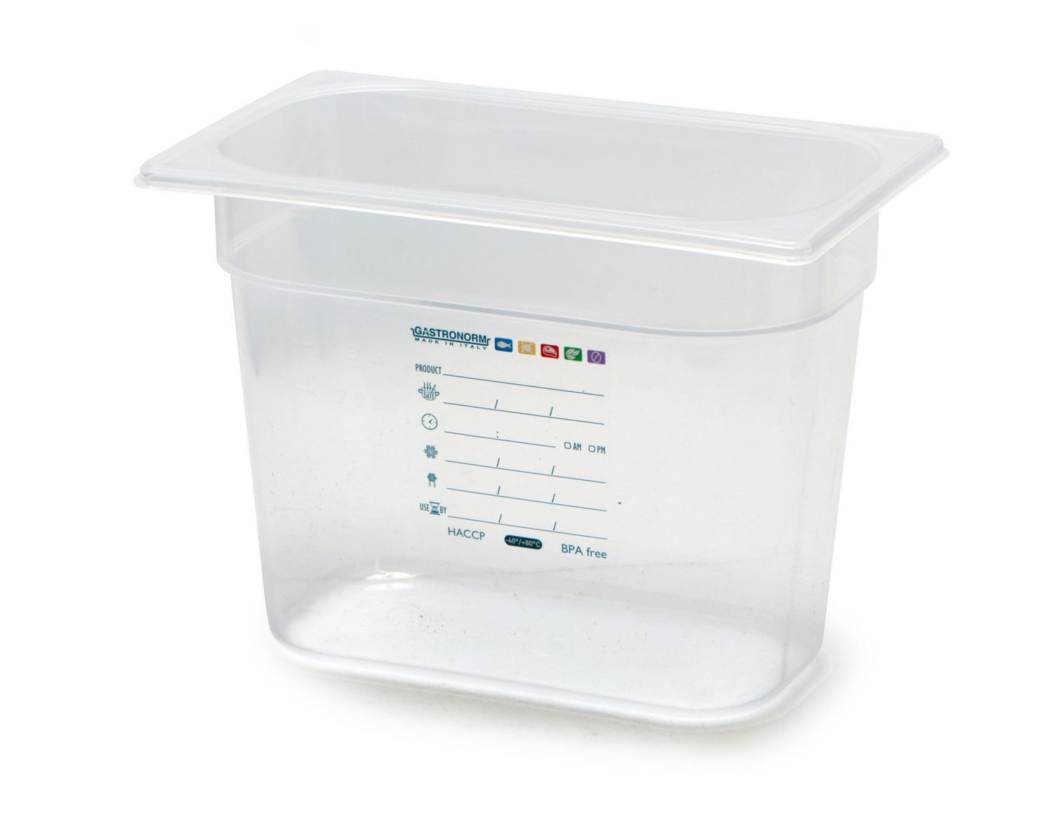 Bacinella Graduata GN 1/4 26,5 x 16,2 x 20 cm - Mori 2A