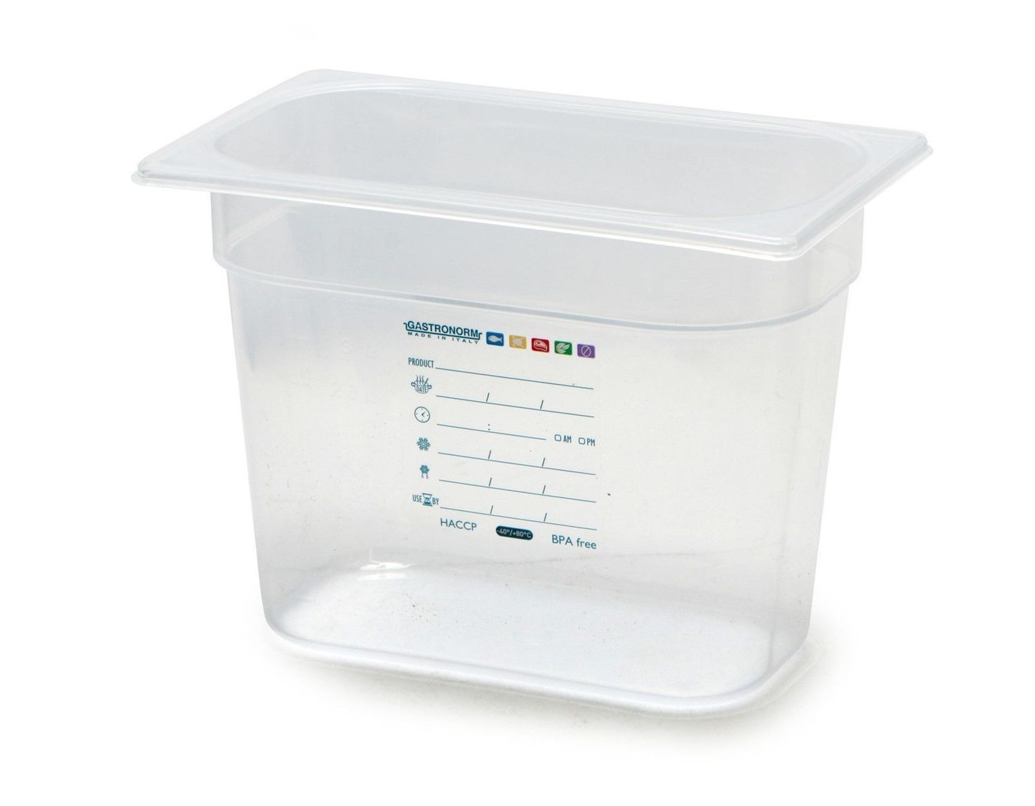 Bacinella Graduata GN 1/4 26,5 x 16,2 x 20 cm - Mori 2A