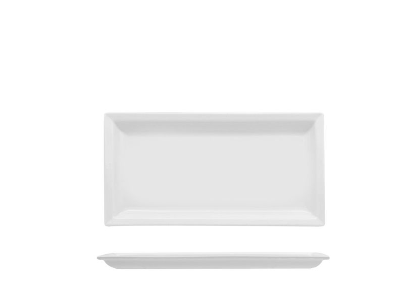 Piatto Rettangolare 27 x 14 cm Justwhite - Lioness