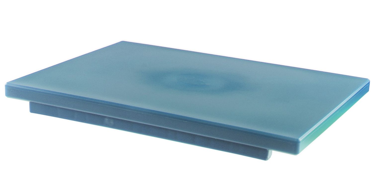 Tagliere con Fermi Politilene Blu 50 x 30 cm - Mc