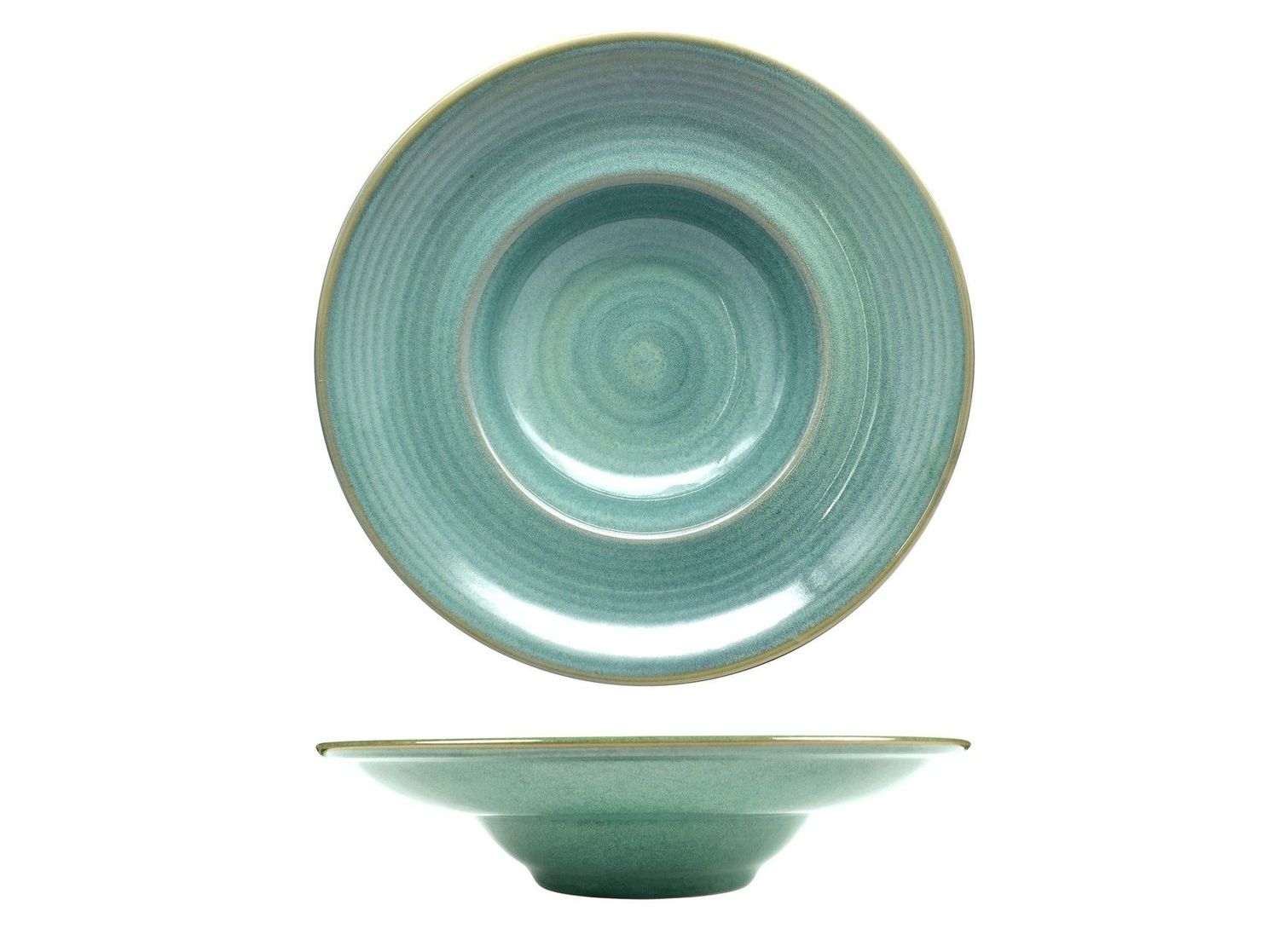 Pasta Bowl 28 cm Nuages Emerald - Lioness