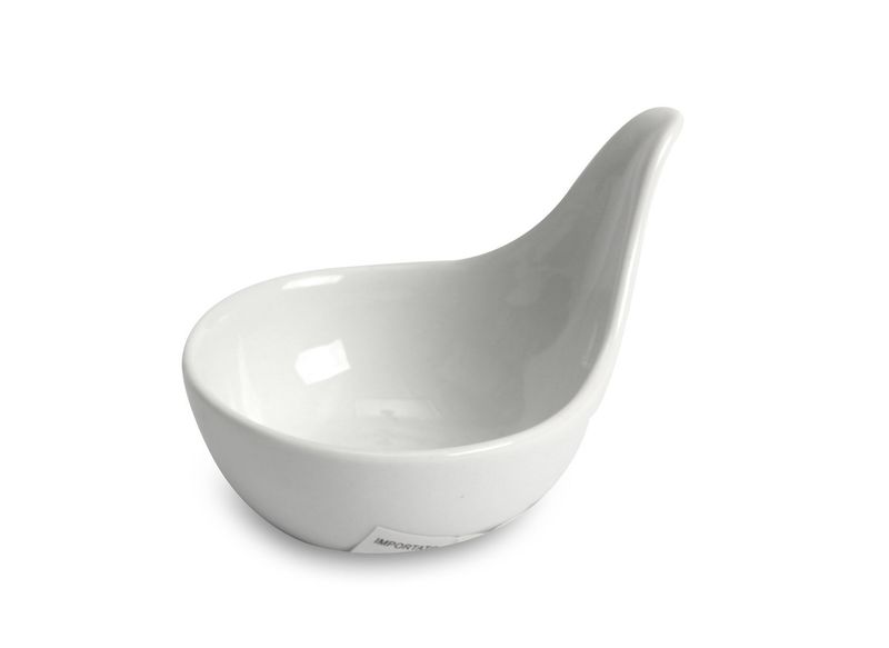Cucchiaio Finger Food 8,8 x 6,8 cm Justwhite - Lioness