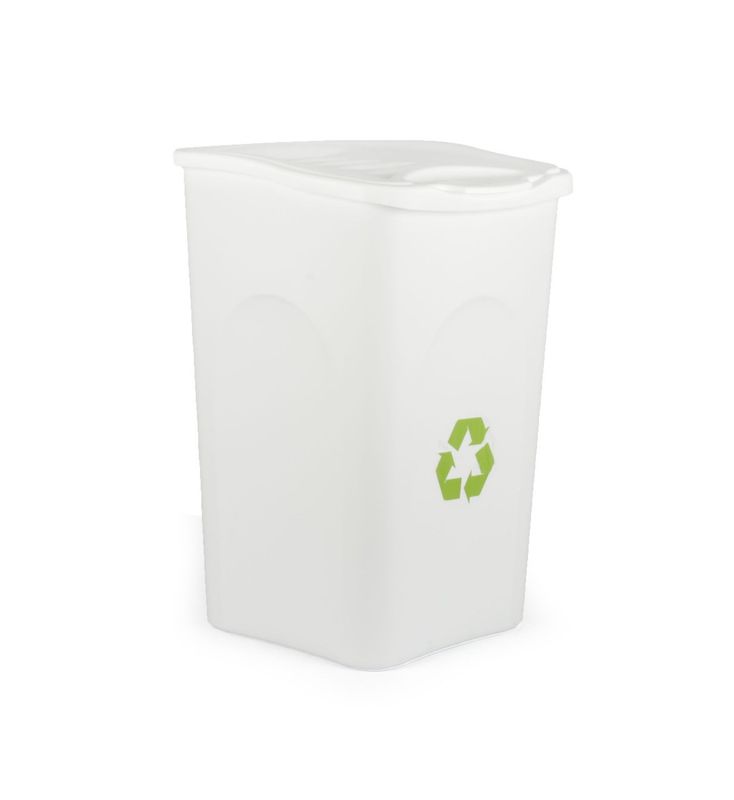 Pattumiera Raccolta Differenziata 50 l Bianco Begreen - Stefanplast