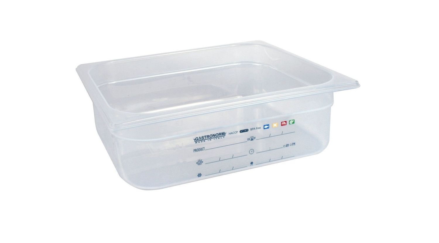Bacinella Graduata GN 1/2 32,5 x 26,5 x 6,5 cm - Mori 2A
