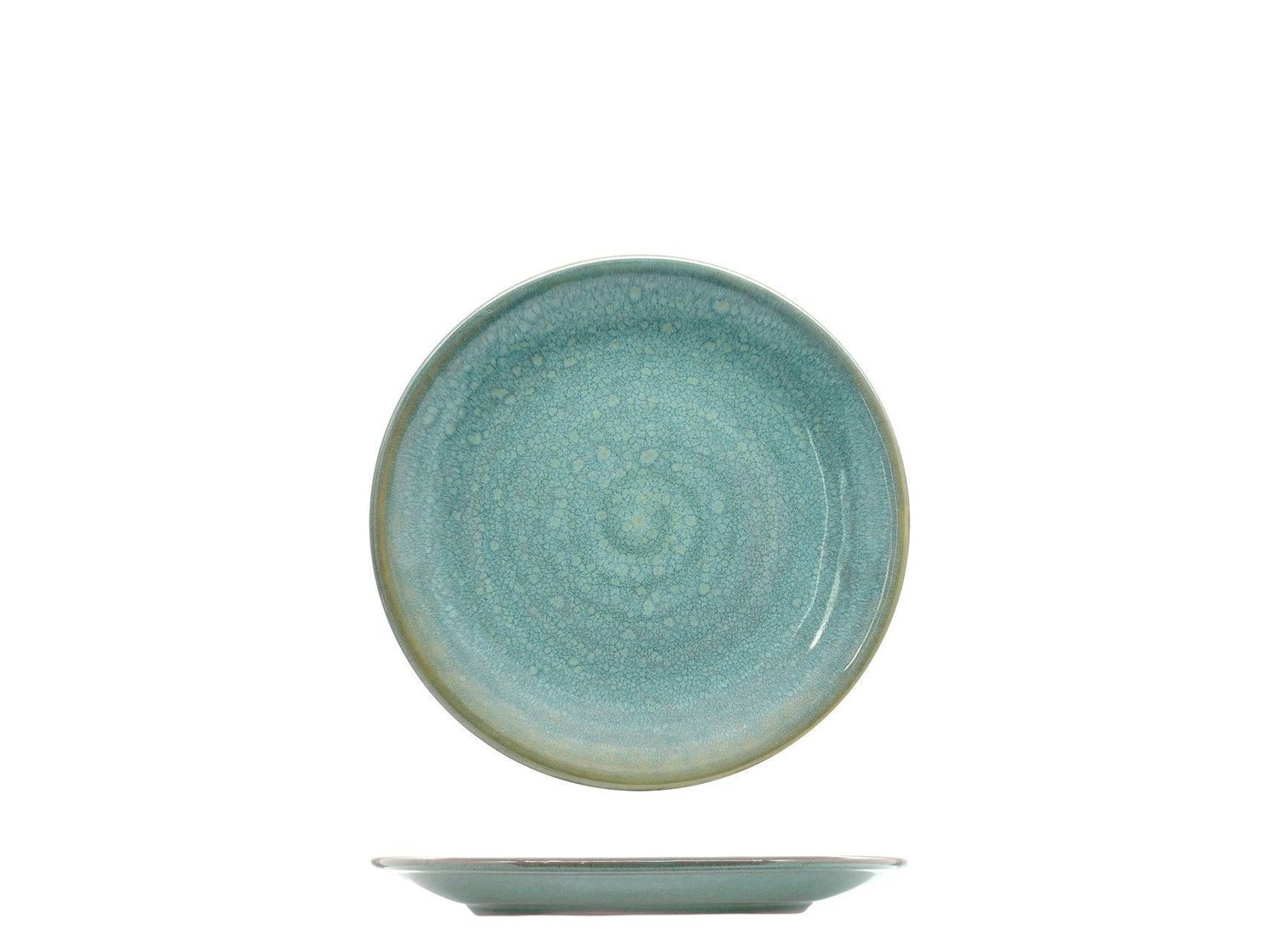 Piatto Pane Coupe 17,5 cm Nuages Emerald - Lioness